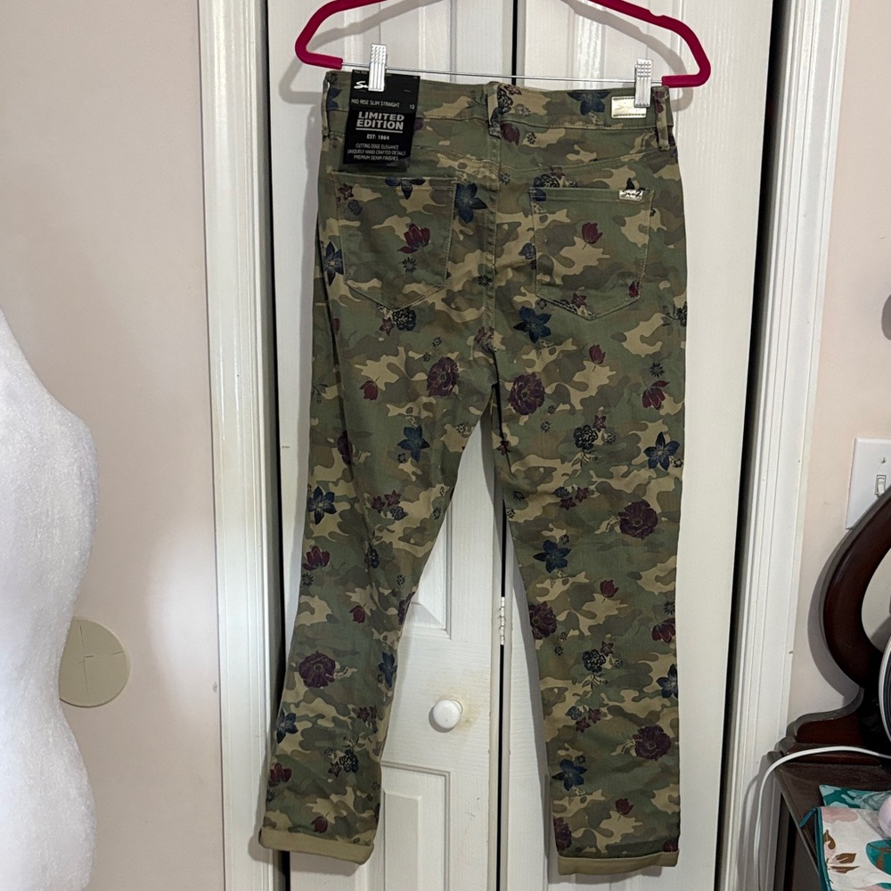 Seven7 Camouflage Floral Ankle Jeans - Picture 4 of 5